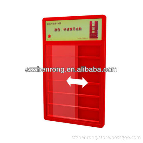 134special design thick vacuum formed display product for cigarette.
